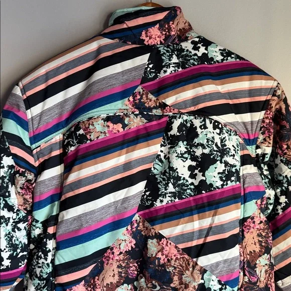 NEW FP Movement Women's Bunny Slope Oversized Printed Puffer Jacket Small - Picture 10 of 13